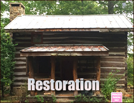 Historic Log Cabin Restoration  Haralson County, Georgia