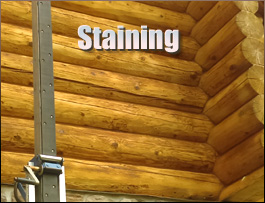  Haralson County, Georgia Log Home Staining